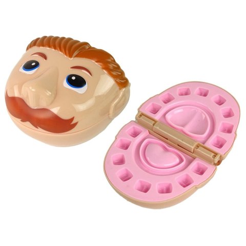 Masa plastyczna dla dzieci Zestaw Ciastolina Dentysta Akcesoria 10 Kolorów mix Lean (15892)