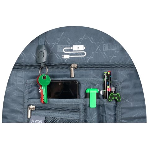 Plecak Pixel Cubes 5903235674525 2-KOMORY St.Right (BPL-76)