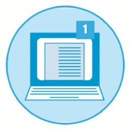 Przekładka numeryczna maxi A4 mix kolorów 5k 1-5 Esselte (100211)