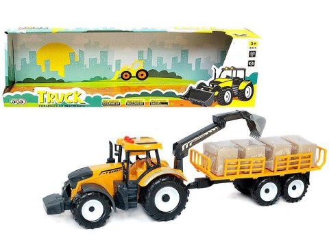 Traktor z przyczepą, światło, dźwięk, napęd na koło zam Adar (586963) Traktor z przyczepą, światło, dźwięk, napęd na koło zam Adar (586963)