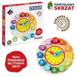 Zegarek dla dzieci Pomysłowy skrzat zegar drewniany Askato (117140)