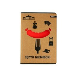 Zeszyt Kraft Liner j.niemiecki A5 70g krata [mm:] 147x209 Beniamin (6102083)