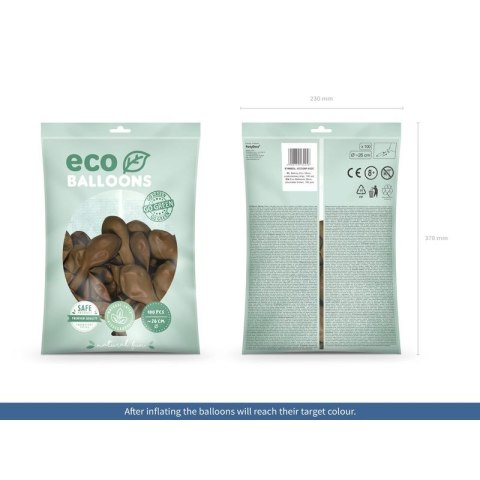 Balon gumowy Pastel Eco Balloons czekoladowy brąz 260mm Partydeco (ECO26P-032C) Balon gumowy Pastel Eco Balloons czekoladowy brąz 260mm Partydeco (ECO26P-032C)