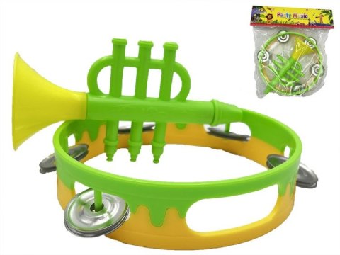 Bębenek tamburynko z trąbką Cabo Toys (K430) Bębenek tamburynko z trąbką Cabo Toys (K430)