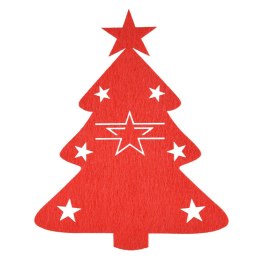 Dekoracja etiu na sztućce choinki 4szt. Arpex (BN1543)