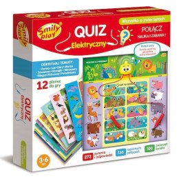 Gra edukacyjna Quiz Elektryczny Wszystko o zwierzętach Smily Play (SP98277)