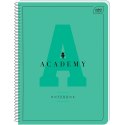 Kołozeszyt (kołonotatnik) Academy Hybrid A5+ 80k. 90g linia Interdruk