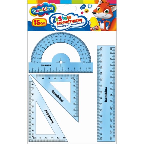 Komplet geometryczny 4 elemety, 15cm 4 el. Bambino Komplet geometryczny 4 elemety, 15cm 4 el. Bambino