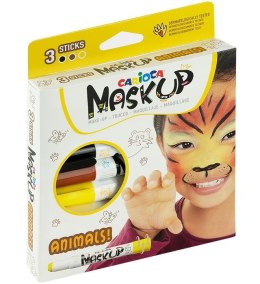 Kredki do malowania twarzy Animals 3 kol. Carioca (170-2766)