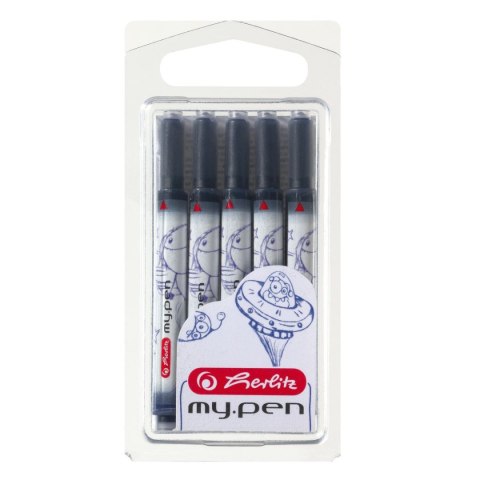 Naboje długie My Pen 10983443 niebieski Herlitz (300002944) Naboje długie My Pen 10983443 niebieski Herlitz (300002944)