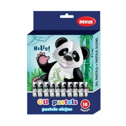 Pastele olejne 18 kol. Rexus (603550)