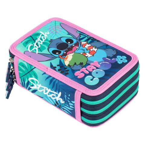 Piórnik STITCH STAY COOL POTRÓJNY St.Majewski (z wyposażnieniem) Piórnik STITCH STAY COOL POTRÓJNY St.Majewski (z wyposażnieniem)