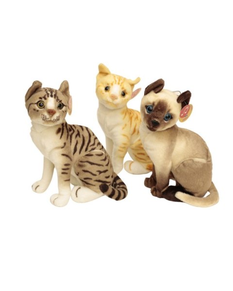 Pluszak Kot siedzący z dźwiękiem, 3 wzory [mm:] 240 Deef (03739)