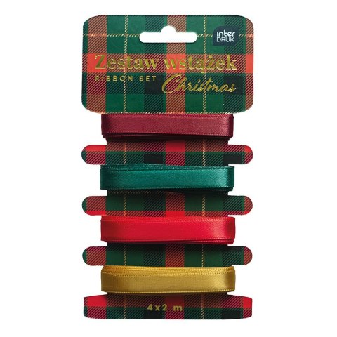 Tasiemka CHRISTMAS 5902277354174 mix Interdruk (4X2M)