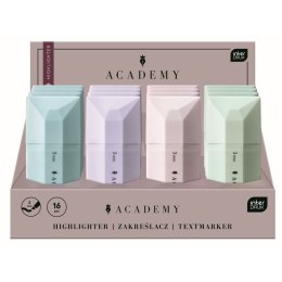 Zakreślacz ACADEMY 4 sztuki wkład mix 1,0-3,0mm Interdruk