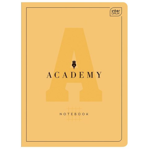 Zeszyt Academy Hybrid A4 60k. 60g krata Interdruk