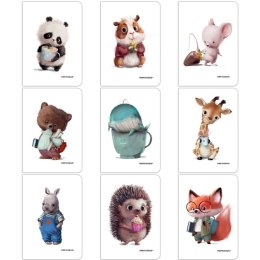 Zeszyt cute PP A5 60k. 80g krata Narcissus