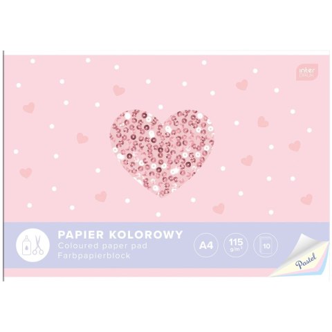 Zeszyt papierów kolorowych A4 115g 10k Interdruk (5902277294166) Zeszyt papierów kolorowych A4 115g 10k Interdruk (5902277294166)