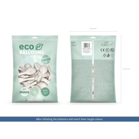 Balon gumowy Metalizowane Eco Balloons perłowy 260mm Partydeco (ECO26M-070) Balon gumowy Metalizowane Eco Balloons perłowy 260mm Partydeco (ECO26M-070)
