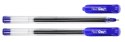 Długopis FLEXI GEL żelowy niebieski czerwony 0,6mm Penmate (TT8500)