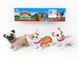 Figurka piszczki pieski 3 szt. Bigtoys (BPI1628)