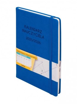 Kalendarz książkowy (terminarz) Nauczyciela niebieski A5 Antra (2025/2026)