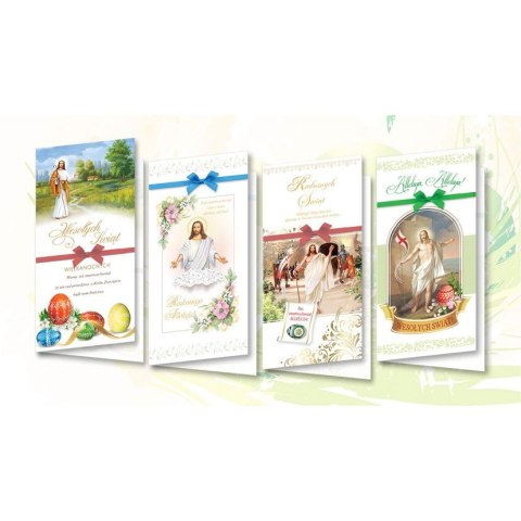 Kartka składana karnet z naklejanymi elementami wzory religijne DL Top Graphic (DLXWN) Kartka składana karnet z naklejanymi elementami wzory religijne DL Top Graphic (DLXWN)