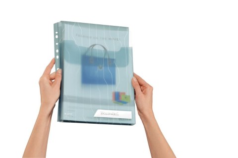 Koszulki na dokumenty A4 kolor: niebieski Leitz (47270035)