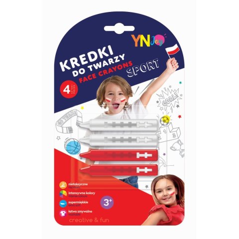 Kredki do malowania twarzy kredki 2 kol. Yn-teen