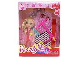 Lalka mini z hulajnogą [mm:] 70 Adar (566941)