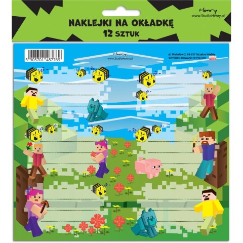 Naklejka na zeszyt 2 Gra 2 Henry (5905701487769) Naklejka na zeszyt 2 Gra 2 Henry (5905701487769)