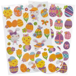 Naklejka (nalepka) wielkanocne brokatowe Arpex (SW3346)