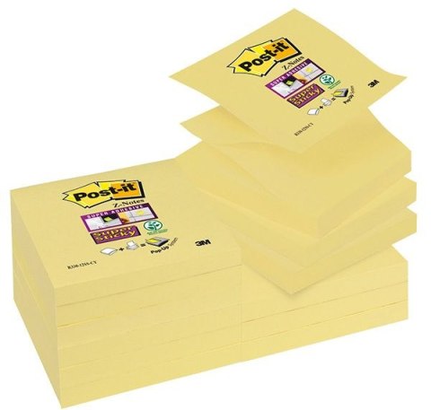 Notes samoprzylepny (karteczki) Super Sticky Z- Notes żółty 90k [mm:] 76x76 Post-It (3M-70005197796)