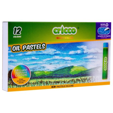 Pastele olejne 12 kol. Cricco (CR48112/A) Pastele olejne 12 kol. Cricco (CR48112/A)