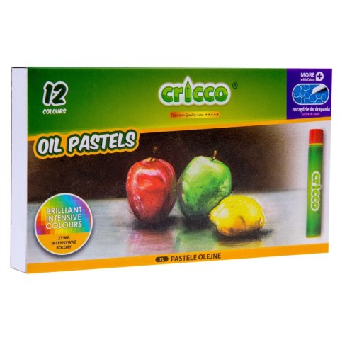 Pastele olejne 12 kol. Cricco (CR48112/A) Pastele olejne 12 kol. Cricco (CR48112/A)