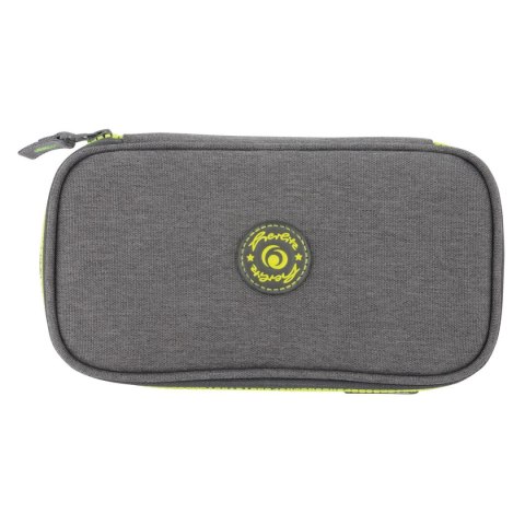 Piórnik Kosmetyczka Beat Box ABC szary/żółty 50046485 Herlitz (300001574)