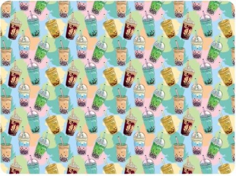 Podkład na biurko BUBBLE TEA mix PVC PCW Biurfol (PSN-A4-37) Podkład na biurko BUBBLE TEA mix PVC PCW Biurfol (PSN-A4-37)