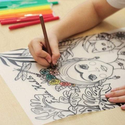 Podkład na biurko FUNNY MAT TRANSPARENT FRIDA sfu1251 polipropylen PP [mm:] 300x400 Strigo (8681379312509)