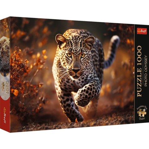 Puzzle Premium Plus Dziki Leopard 1000 el. Trefl (10818)