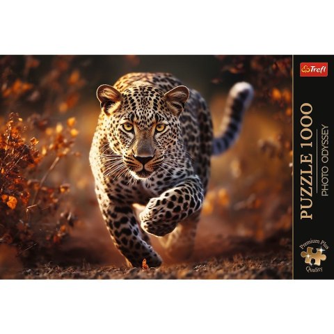 Puzzle Premium Plus Dziki Leopard 1000 el. Trefl (10818)