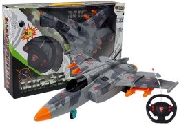 Samolot Zdalnie Sterowany 26 cm Szary Lean (7025)