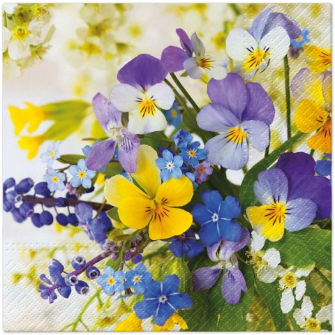 Serwetki Lunch Spring Day mix nadruk bibuła [mm:] 330x330 Paw (SDL146300)