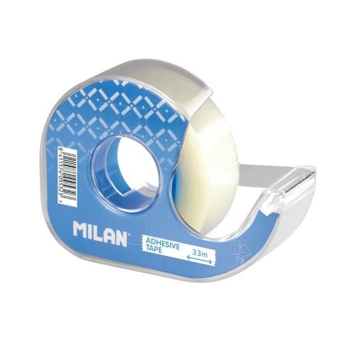 Taśma MILAN samoprzylepna krystaliczna 19 mm x 33 m z dyspenserem (3433D836) Taśma MILAN samoprzylepna krystaliczna 19 mm x 33 m z dyspenserem (3433D836)
