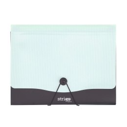 Teczka z przegródkami miętowa a4/13 A4 kolor: miętowy 13 przegródek Strigo (SF0061)