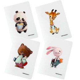 Zeszyt cute PP A4 60k. 80g krata Narcissus