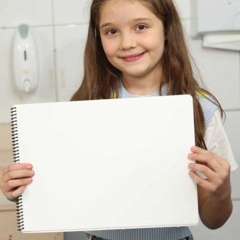 Blok rysunkowy BLOK POZIOMY NAPISY sfu3013 biały 10k [mm:] 250x350 Strigo (8681379330138)