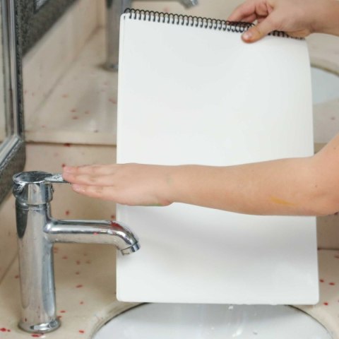 Blok rysunkowy BLOK POZIOMY NAPISY sfu3013 biały 10k [mm:] 250x350 Strigo (8681379330138)