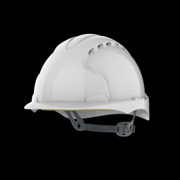Kask ochronny EVO2 PASEK PRZESUWNY WENTYLOWANY BIAŁY Jsp (BH-AJF030000100)