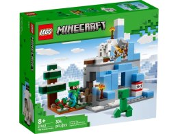 Klocki konstrukcyjne Minecraft ośnieżone szczyty Lego (21243)