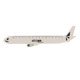 Linijka plastik 15 cm SAMOLOT 15cm Strigo (SSC365)